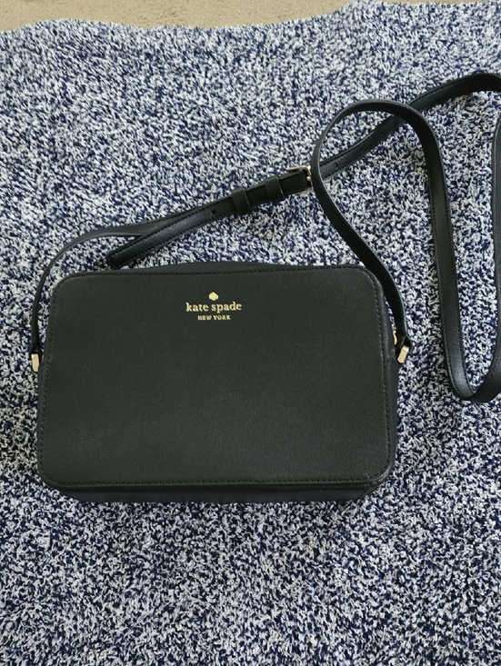 kate spade Handbags - Kate Spade New York Black Leather Crossbody Bag